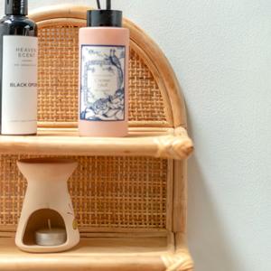 رف صغير معلق على الحائط من الخيزران الهندي من فيتنام - Product Image 4