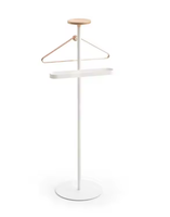 Porte-manteau sur pied extensible et personnalisable en métal thermolaqué au design moderne pour salon