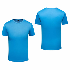Camiseta de Manga Corta para Hombre, Corte Regular, de Alta Calidad, con Contraste de Color, Informal, Ecológica, Transpirable, Estilo Urbano, Tejida, 100% - Product Image 1