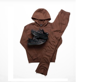 Ensemble de survêtement personnalisé noir vintage Street Wear Joggers évasés grande taille à capuche et pantalon cargo respirant pour l'hiver - Product Image 5