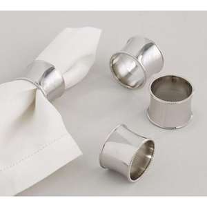 Anneaux de serviette en acier inoxydable durables et légers avec un style moderne pour améliorer la vaisselle de restaurant ou de salle à manger à la maison - Product Image 3