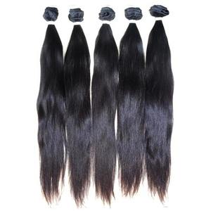 Mèches péruviennes Non Remy lisses avec Closure, mèches de cheveux naturels avec Closure HD - Product Image 2