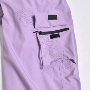 Pantalones de esquí holgados personalizados para hombre, pantalones de esquí impermeables y transpirables para invierno, pantalones de esquí ligeros para exteriores con salidas de aire - Product Image 4