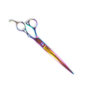 Titanium Color Coated Grooming <b>Scissors</b> Straight Sharp Blades <b>Dog</b> Grooming <b>Scissor</b> Made German Stainless Steel - Product Image 4