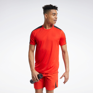 Camiseta de gimnasio de secado rápido de talla estadounidense para hombre, camiseta transpirable de tela con patrón sólido para Polo, Camiseta con estampado personalizado para deporte, ropa deportiva de Golf - Product Image 1