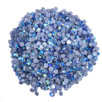Offre Spéciale Bling Bling SS10-SS30 pierres de cristal dos plat ongles strass 3D HotFix Nail Art décoration bricolage verre manucure