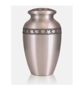 Urnes funéraires de qualité supérieure au prix de gros Urne funéraire en métal pour cendres humaines au design classique - Product Image 2