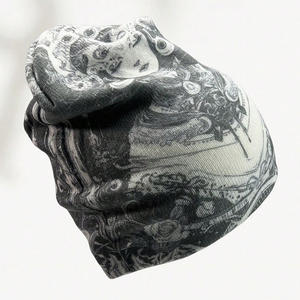 Bonnet en tricot Jacquard brodé personnalisé OEM pour hommes et femmes Bonnet d'hiver à la mode Commandes en gros - Product Image 1