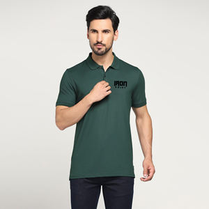 100% algodón orgánico para hombres personalizado para Polos verano alta calidad transpirable ropa informal suave Piqué camiseta bordado Logo - Product Image 2