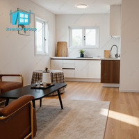Maisons mobiles préfabriquées de luxe modernes de 20 et 40 pieds, 3 chambres, conteneurs portables