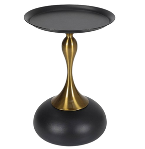 Meubles de grande taille à dessus arrondi Table basse de style classique Table d'appoint finie classique Table décorative salon - Product Image 2