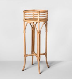 Macetas grandes de ratán hechas a mano de bambú de Metal más vendidas, macetas para interiores y exteriores, macetas altas para jardín, cesta de ratán - Product Image 4