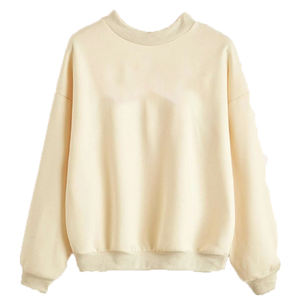 Sudadera personalizada con bordado de letras para mujer, jersey de cuello redondo - Product Image 6