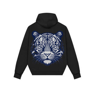 Custom Logo Embroidered Winter Men's Streetwear High Quality <b>Drop</b> Shoulder Hoodies Heavyweight Fleece Sports Sweatshirts - Product Image 1