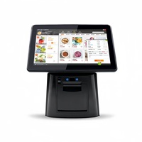 Impresora incorporada todo en uno de 80mm POS Escáner de código de barras QR Android Windows Cajero PC Computadora para sistemas de punto de venta