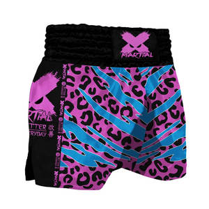 Short MMA sublimé de vêtements de sport de haut niveau pour hommes femmes Shorts Muay Thai pour enfants, MMA Fitness boxe jiu jitsu kimono - Product Image 3