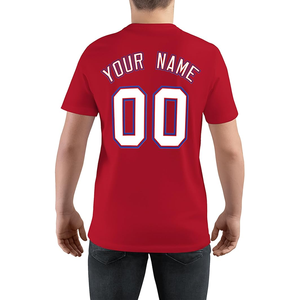 เสื้อยืดคอกลมผ้าฝ้ายสำหรับผู้ชายเสื้อยืดพอดีไหล่ตกแห้งเร็ว - Product Image 2