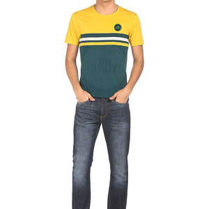 T-shirts pour hommes tricotés à la mode 100% coton respirant écologique bas quantité minimale de commande prix d'usine - Product Image 2