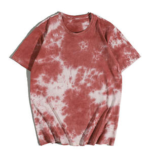 Le plus récent T-Shirt lavé tie-dye avec logo personnalisé 100% coton Streetwear unisexe surdimensionné avec impression personnalisée Style Jersey décontracté - Product Image 5