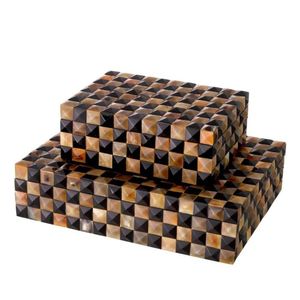 hot selling <b>wood</b> Craft <b>Box</b> for Jewelry Makeup and Small Item <b>Storage</b> Natural <b>Wood</b> Resin Boxes for Decorative and Functional Use - Product Image 3