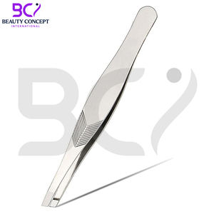 Pince à épiler classique en acier inoxydable à pointe inclinée, durable, pour une épilation précise des poils du visage, pour hommes et femmes - Product Image 2