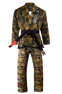 Uniforme de Jiu Jitsu Brasileño de Camuflaje, Alta Calidad, BJJ GI, Impresión de Logotipos Personalizados, Unisex, 450g Poliéster/Algodón, Personalizado - Product Image 5