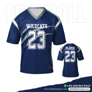 Maillot de football américain de haute qualité pour supporters, respirant, anti-humidité, antibactérien, uniformes d'été pour hommes adultes, tailles plus - Product Image 6