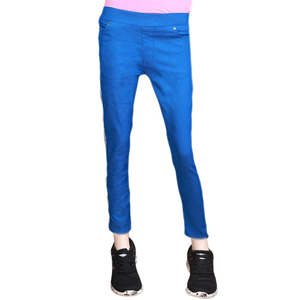 Jeggings rayés pour femmes - Bleu royal - Product Image 3