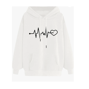 Sudadera con Capucha de Invierno para Mujer, de Primera Calidad, Antiarrugas, Transpirable, de Secado Rápido, Estilo Urbano, Antibolitas, Personalizable en la Parte Delantera, Popular - Product Image 1