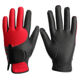 Guantes de golf para hombre personalizados de alta calidad logotipo bordado de cuero de piel de oveja en guantes de golf de mano izquierda - Product Image 1