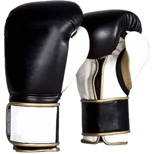 Gants de boxe professionnels classiques personnalisables pour l'extérieur, tailles 12oz et 16oz, en cuir de haute qualité, coupe-vent, à doigts entiers - Product Image 5