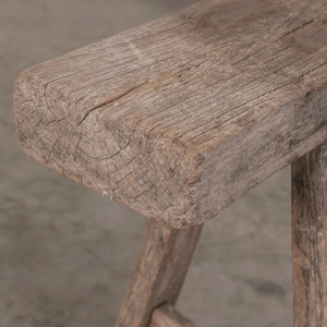 Banco de Madera de Mango Vintage para Dormitorio, Mueble Rústico de Madera con Superficie Pulida y Sin Almacenamiento - Product Image 2