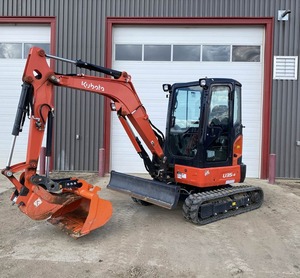 Mini-pelle U35-4 Kubota 2024-Excavatrice compacte puissante de 3.5 tonnes avec rotation nulle de la queue pour les travaux de construction et de services publics - Product Image 1