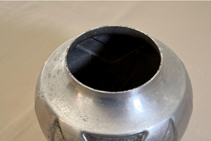 Hot Selling Cast Aluminium Flower <b>Vase</b> in Rough Nickel Finish Modern <b>Table</b> <b>Vase</b> Decorative Aluminium Flower <b>Vase</b> Metal Crafts - Product Image 5