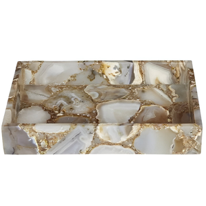 Plato elegante para servir de ágata amatista, piedra natural tallada a mano para una decoración única del hogar y entretenimiento impresionante - Product Image 5