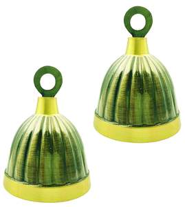 Campana de latón antiguo adorno colgante de Navidad personalizado para árbol de Navidad decoración de la pared del hogar Año Nuevo x árbol de Navidad en forma de vacaciones - Product Image 1