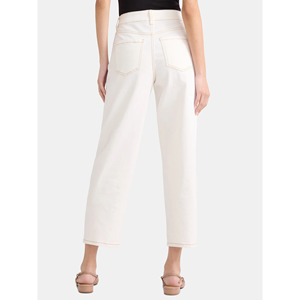 กางเกงยีนส์ทรงหลวมสำหรับผู้หญิงกางเกงผ้าเดนิมสำหรับฤดูใบไม้ผลิเอวสูงทำจากผ้าคอตตอน100% ดีไซน์ตามสั่ง - Product Image 3