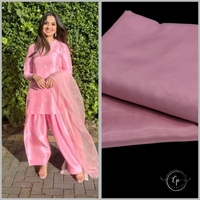 Tendencias CP: Vestido indio-pakistaní de seda pura rusa estilo Farshi Shalwar de 3 piezas con salwar, kameez y dupatta, especial para fiestas Eid.