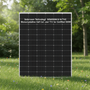 Panneau solaire monocristallin demi-cellule de type N Solaroom Technology SRM550M10 certifié TUV 550W - Product Image 3