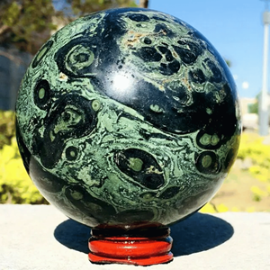 Kambaba Jasper Crystal Sphere Ball Piedra preciosa natural pulida para Feng Shui Love Healing Meditación y decoración Suministro a granel - Product Image 4
