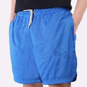 2024 nouveau haute qualité personnalisé Double couche rouge 5 pouces entrejambe nouveau Design hommes maille basket-ball Shorts course courte - Product Image 3
