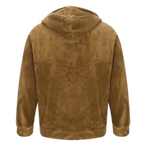 Ensemble de survêtement en velours pour homme, taille petite, deux pièces, 100% coton, sweat-shirt à capuche zippé, streetwear numérique - Product Image 6