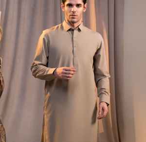 Shalwar Kameez Avant Garde Design Silhouette contemporaine tendance pour homme Vêtements ethniques décontractés - Product Image 2
