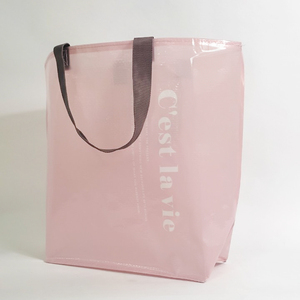 Sacs de courses en plastique flexibles et réutilisables de luxe avec poignée souple en boucle, sacs de transport en HDPE LDPE recyclé, fabrication en usine - Product Image 6