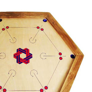 Tablero de Carrom moderno de madera de alta calidad con borde 1,5x1,25 pulgadas Uso interior medio Color y diseño personalizables - Product Image 3