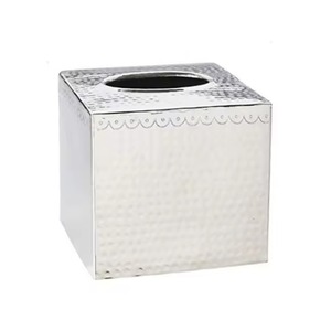 Vaisselle Serviette Boîte De Papier Hôtel De Luxe Décoration De Table Boîte De Mouchoirs Carré En Métal Boîte De Mouchoirs De Serviette Multifonctionnelle - Product Image 2