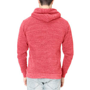 Men's Organic Tri-blend Fleece Pullover Hoody 37055 <b>Mid</b> Lightweight <b>Layer</b> Bella Canvas 3719 Unisex Poly-Cotton Fleece Hoodie - Product Image 5