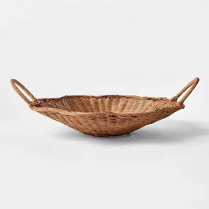 Bandeja decorativa de almacenamiento con asa, hecha en Vietnam, para decoración del hogar, OEM, ODM, en varios colores. - Product Image 4