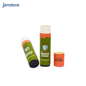 Twist up Paper Lipbalm Tube Cylinder <b>Box</b> Packaging Custom Printed Eco Friendly Round Cardboard Deodorant Tube Chapstick - Product Image 5