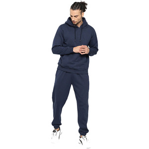Conjunto Deportivo de 2 Piezas para Hombre, Pantalones Jogger y Sudadera con Capucha, Estampado Sólido, 100% Algodón, para Gimnasio, Fitness y Running, Superventas de Invierno - Product Image 5